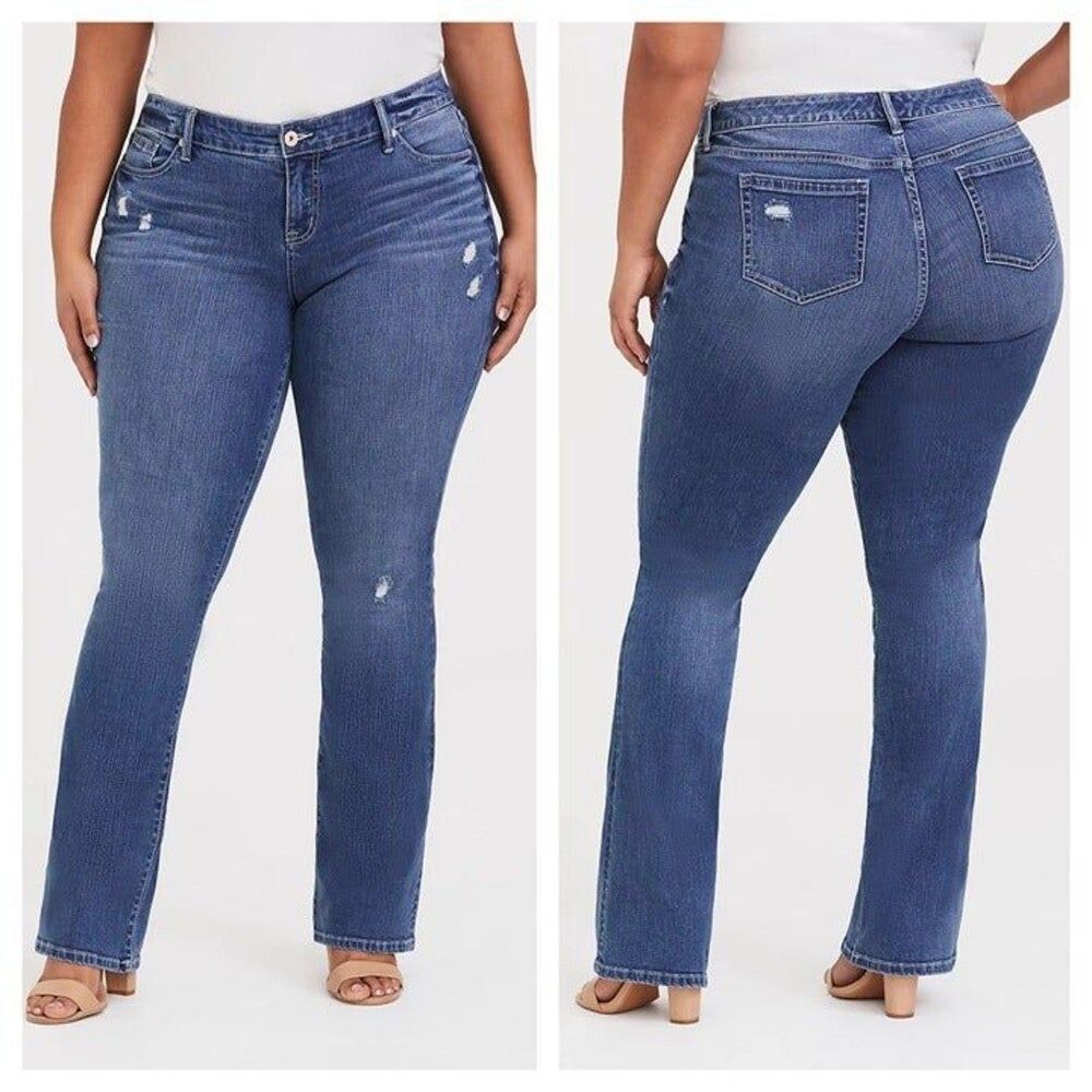 Torrid Slim Boot Vintage Stretch Mid-Rise Jean